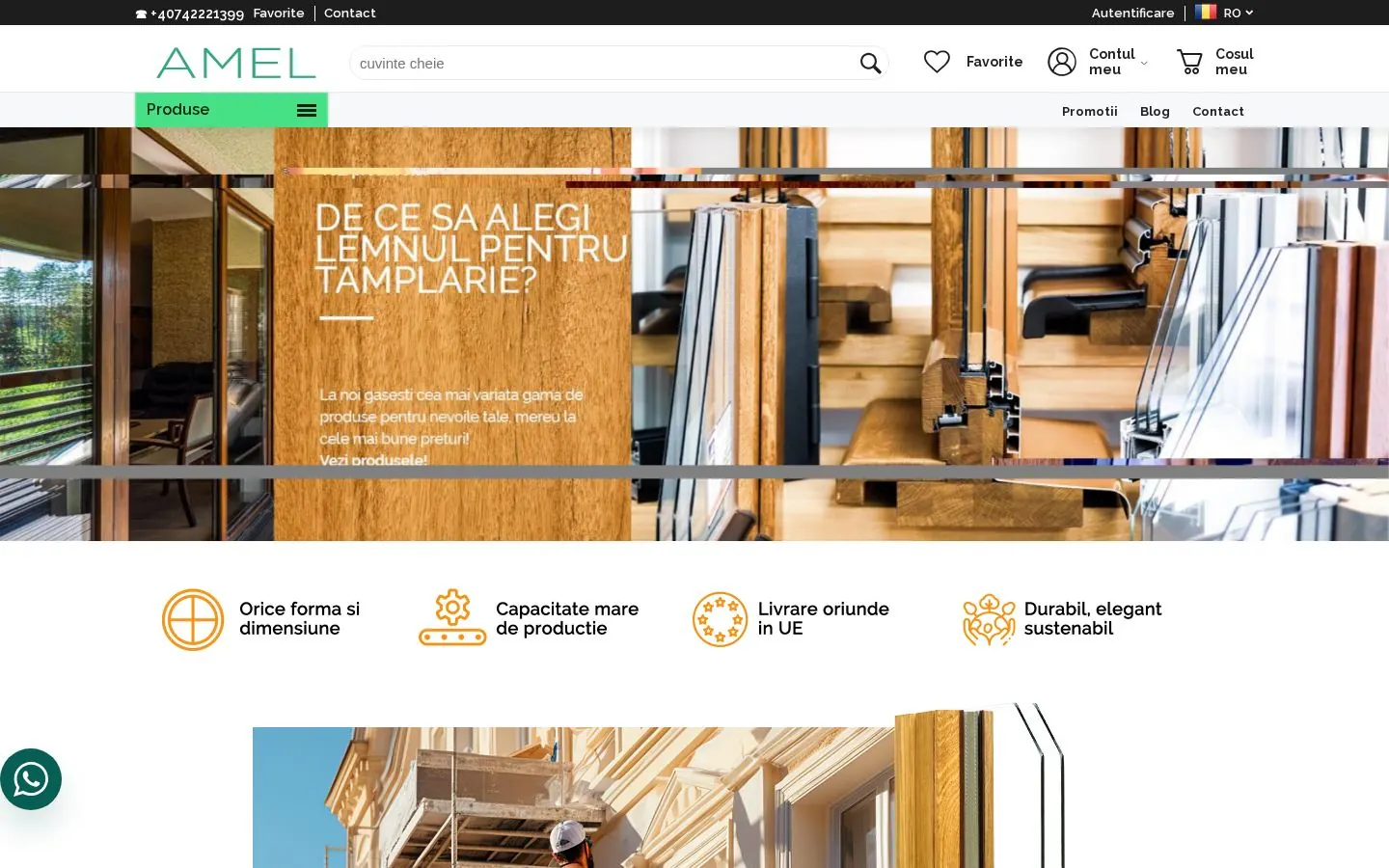 Amel International website preview