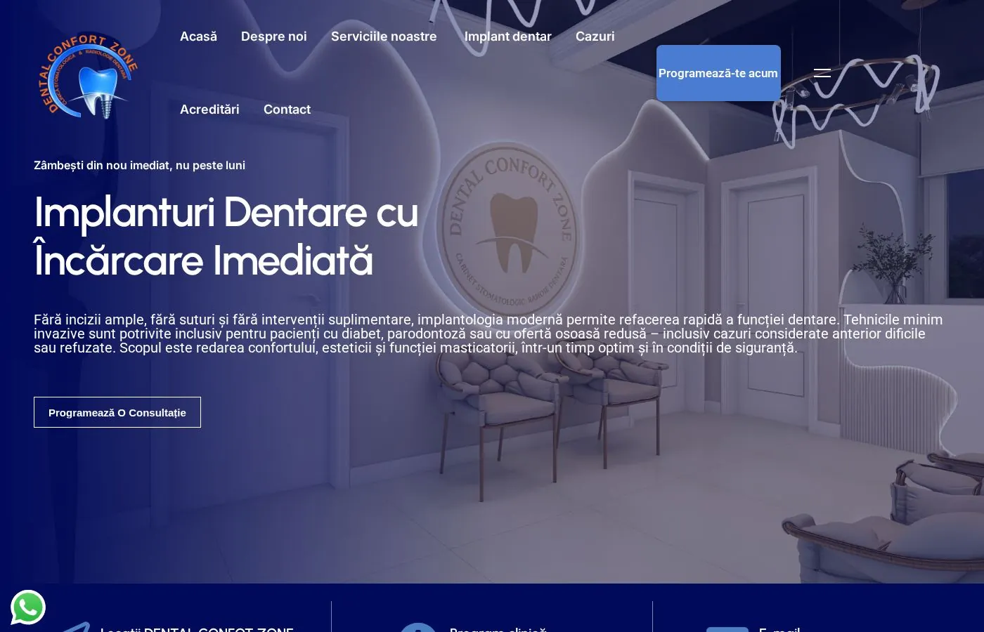 Dental Confort Zone website preview