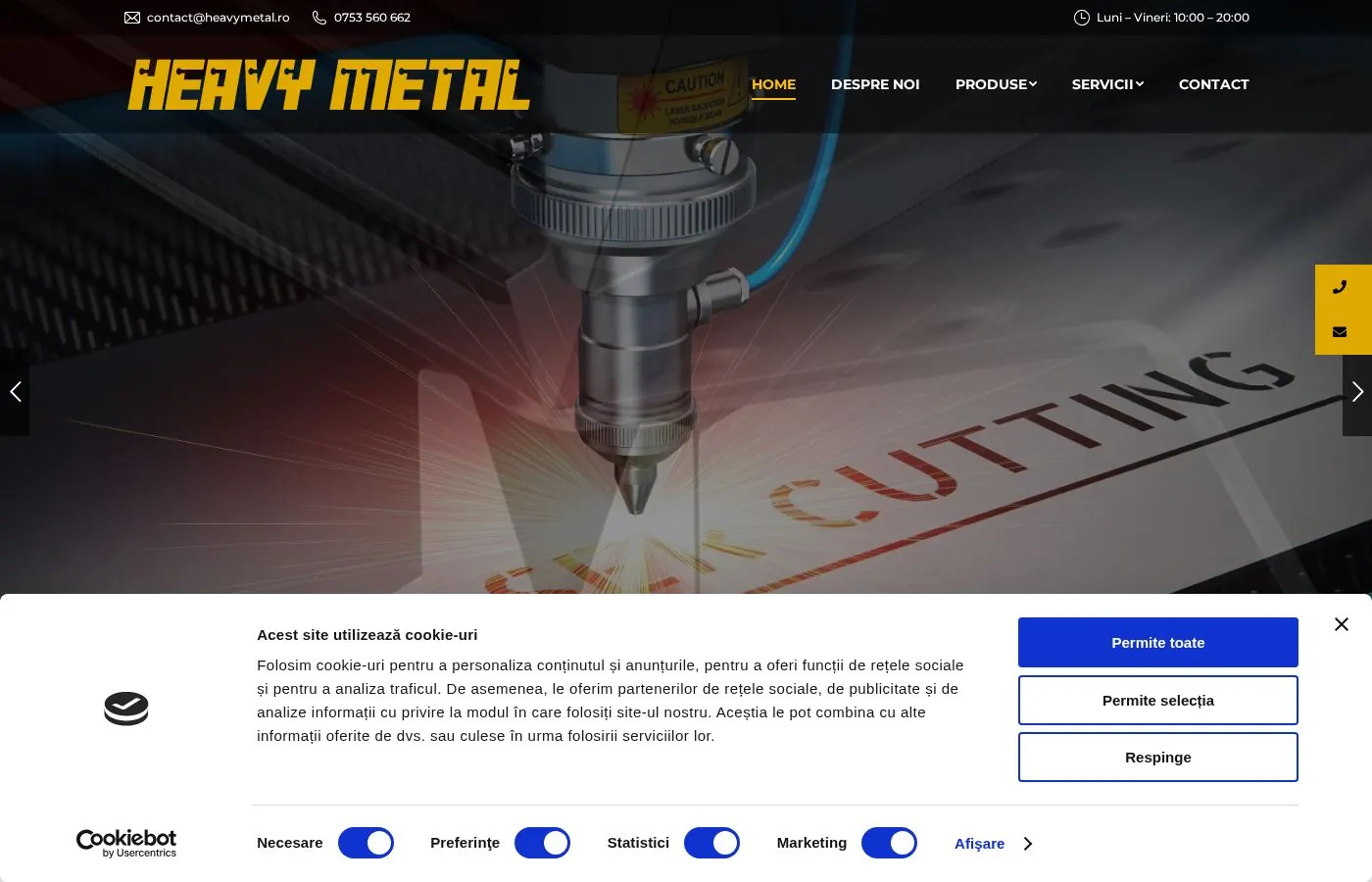 Heavy Metal website preview