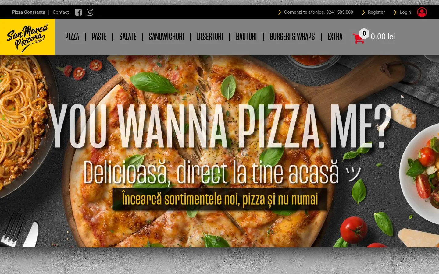 Pizza San Marco website preview