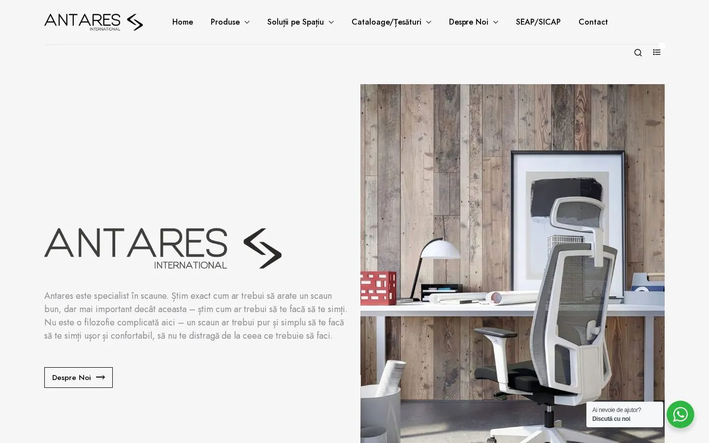 Scaune.ro website preview